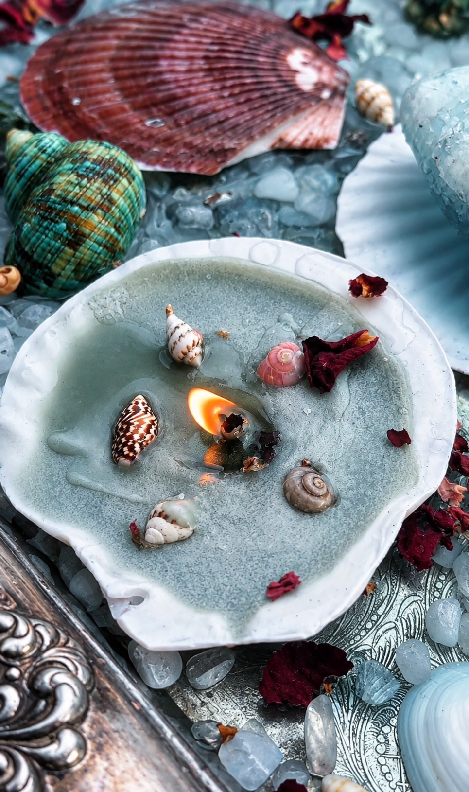 Moon Tide Ritual Candle Set
