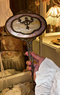 Vintage Mother-of-Pearl Rococo Hand Mirror